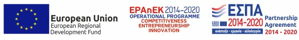 European Union, European Regional Development Fund · EPAnEK 2014–2020 Operational Programme Competitiveness, Entrepreneurship, Innovation · ESPA 2014–2020 Partnership Agreement